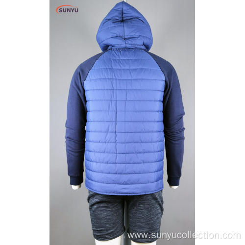 Men's reglan sleeve coat with hood